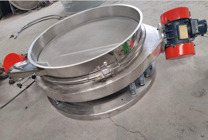 江蘇配套客戶發(fā)貨，不銹鋼旋振篩和直排篩及4000個(gè)彈跳球