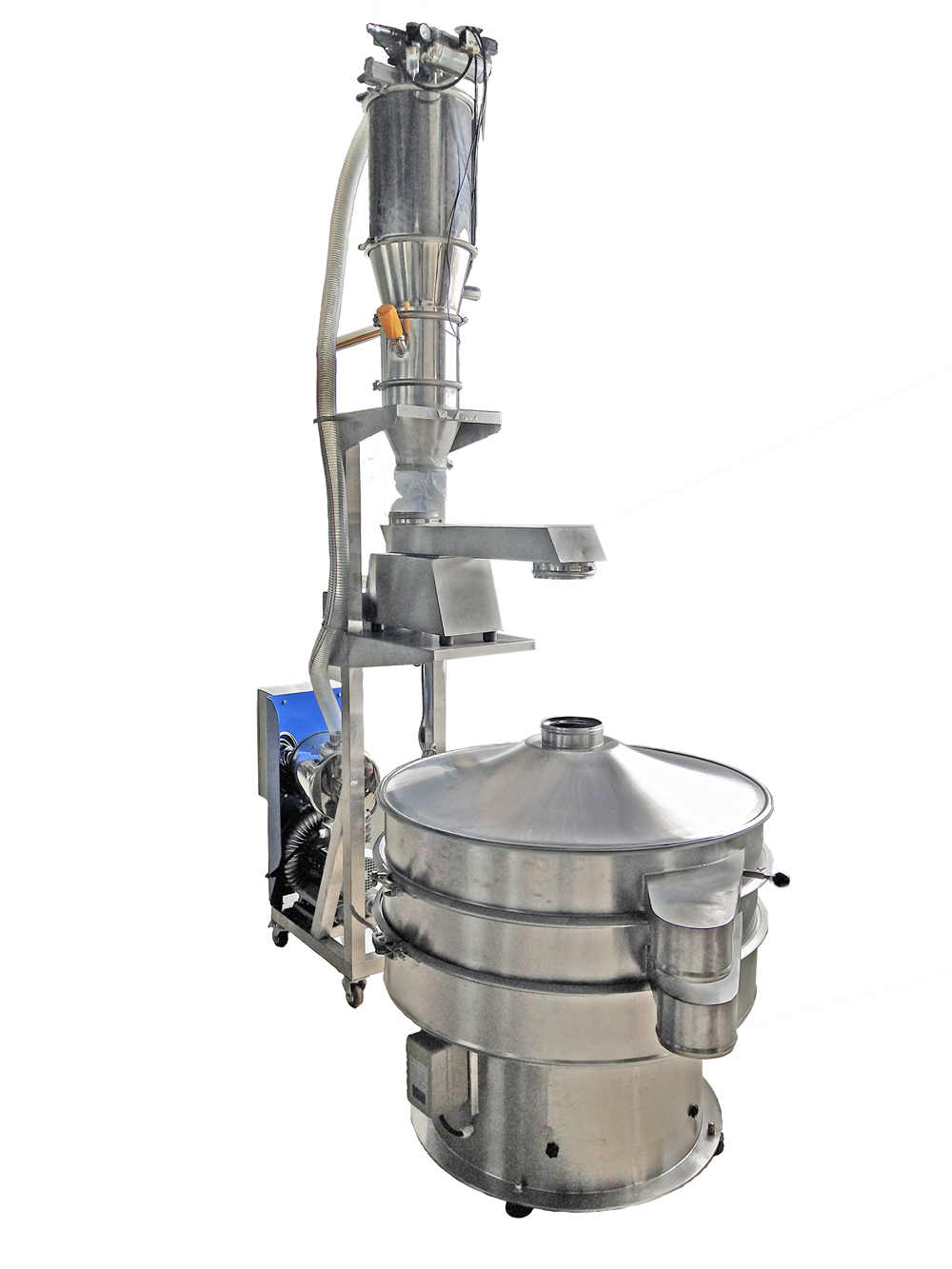 電動(dòng)氣動(dòng)真空上料機(jī)，粉末食品醫(yī)藥顆粒過濾除雜分級(jí)