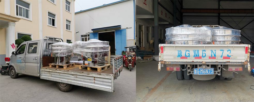 4臺(tái)1米旋振篩發(fā)貨