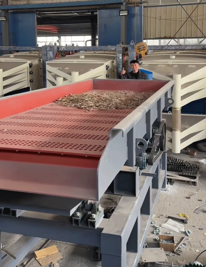 2050型重型往復(fù)篩，出口希臘，效果杠杠滴！