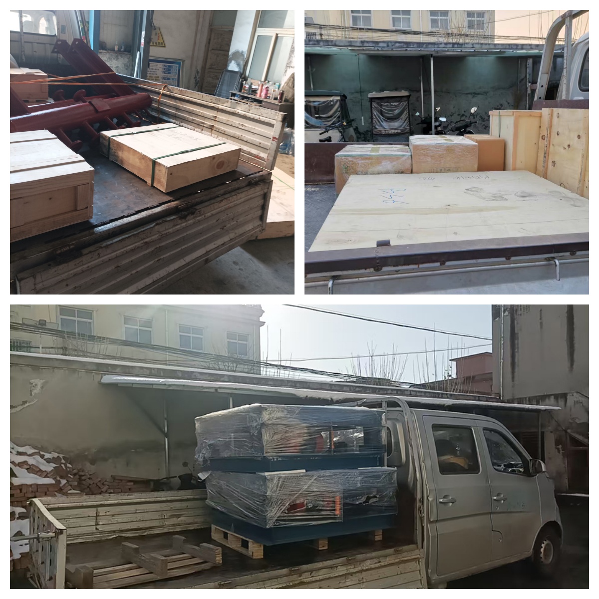 兩臺(tái)振動(dòng)平臺(tái)、超聲波檢驗(yàn)篩、網(wǎng)架等發(fā)貨