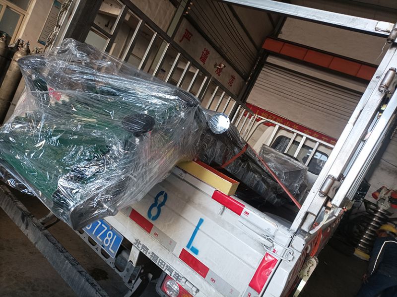 客戶(hù)定制皮帶輸送機(jī)發(fā)貨